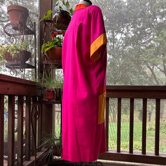 Vintage Tailored NR1 Color Block Shirtwaist Dress - Picture 7 of 15